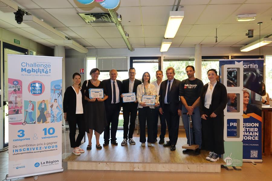 Challenge Mobilité 2025 : les entreprises du Grand Annecy à l’honneur !