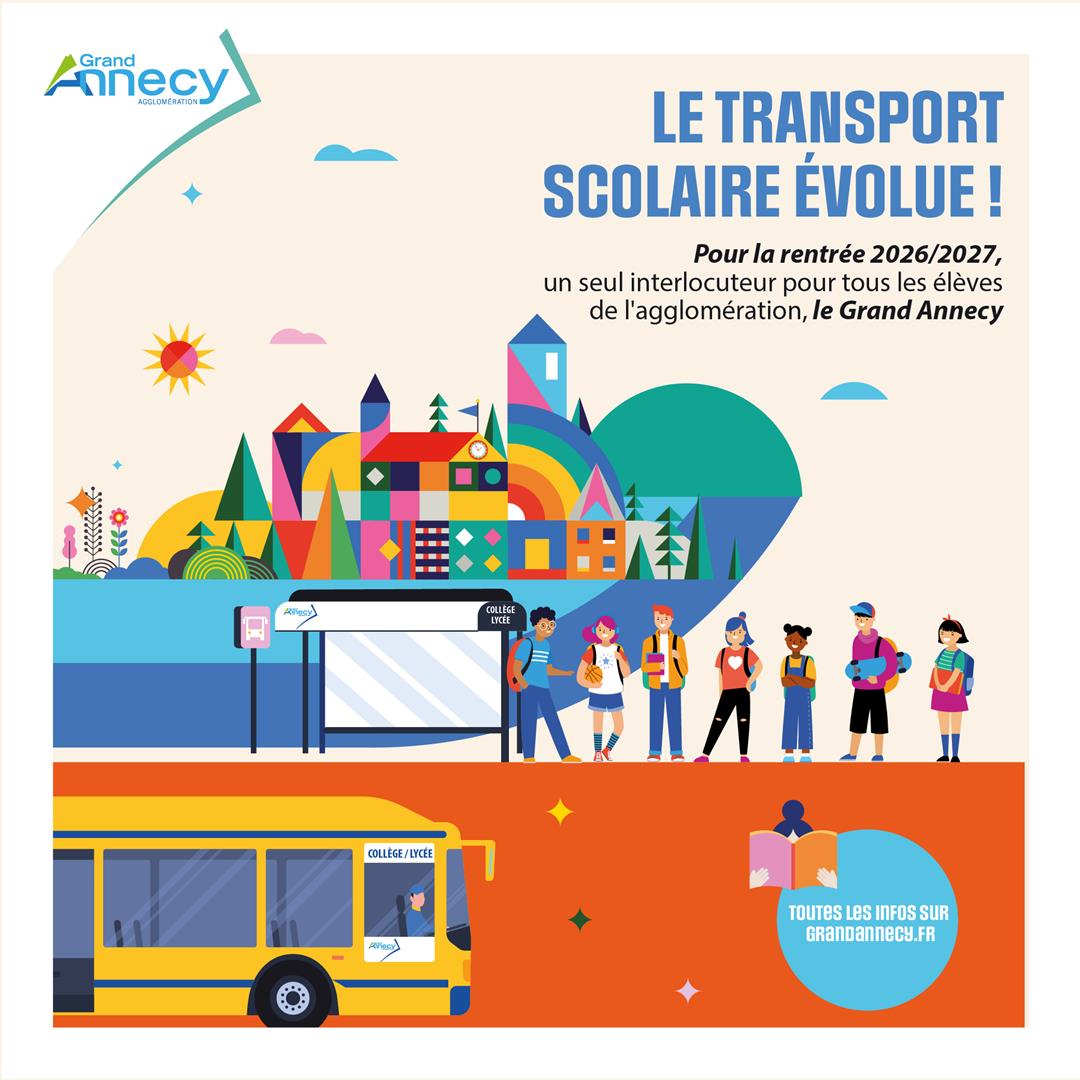 Transport scolaire 2026-2027 : les inscriptions sont ouvertes !