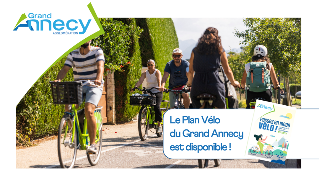 Le Plan Vélo du Grand Annecy est disponible ! Préparez tous vos déplacements à vélo