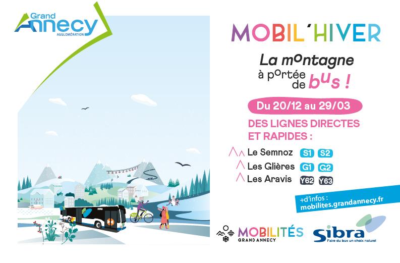 Mobil ’Hiver 2025/2026 : La montagne à portée de bus !  