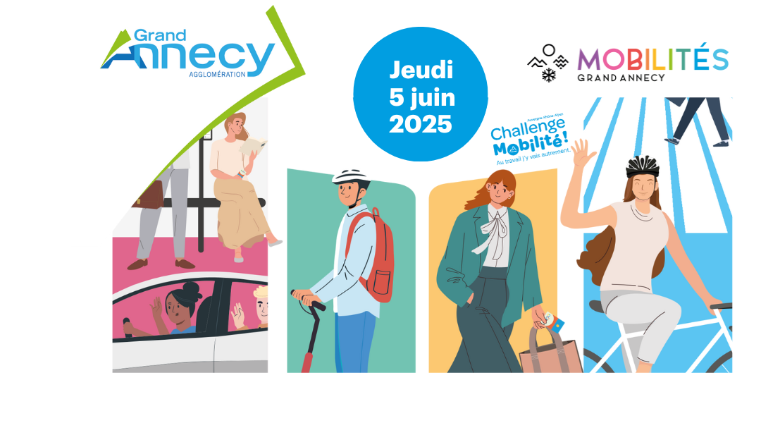 Chalenge Mobilité AURA 2025 , c'est le 5 juin !