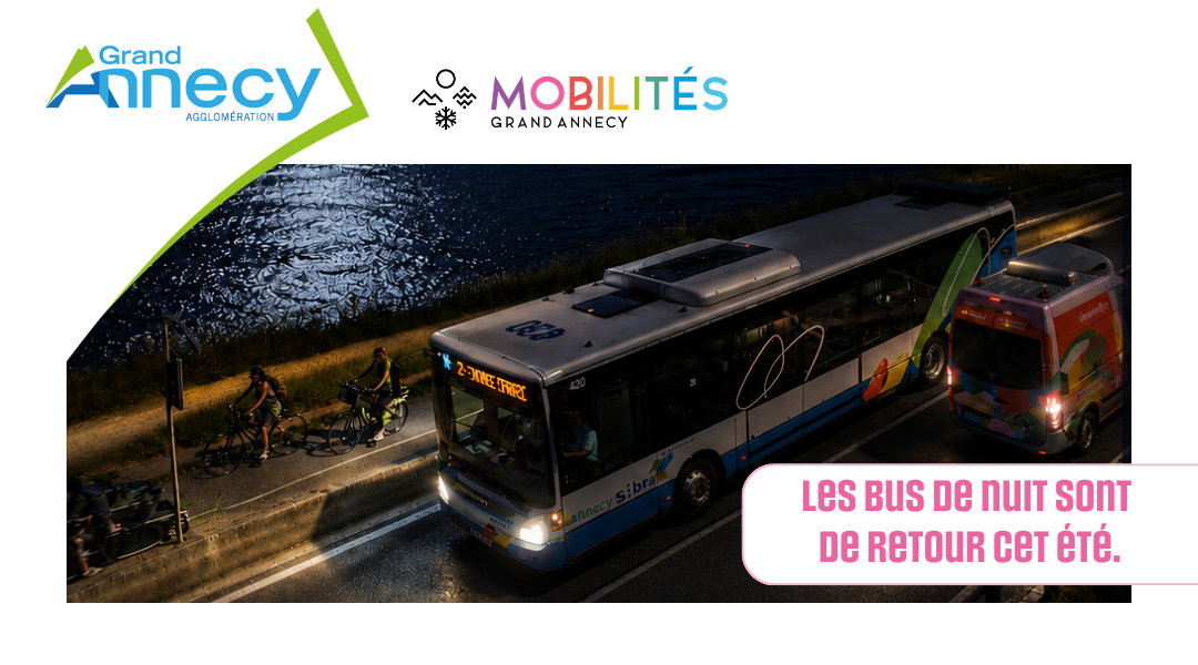 Cet été, les bus de nuit reviennent sur le réseau Sibra.