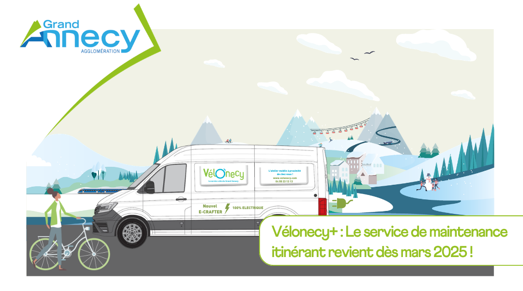 Vélonecy+ : Le service de maintenance itinérant Vélonecy revient dès mars 2025 !