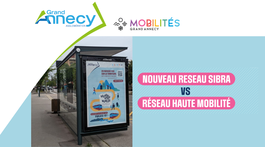 Nouveau réseau de bus Sibra & Réseau Haute Mobilité : Deux projets bien distincts.