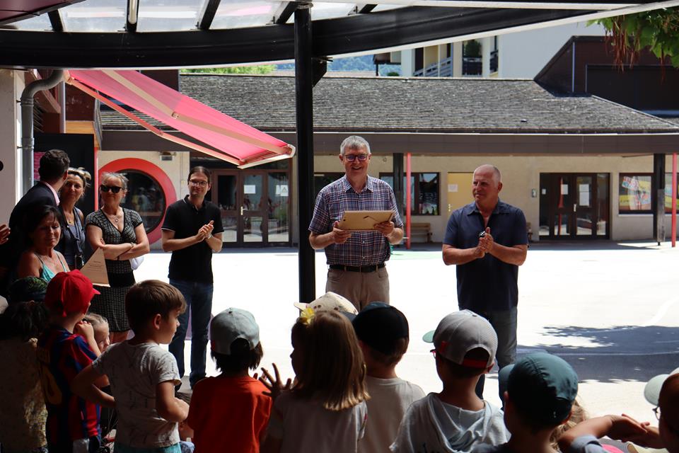 Défi des écoliers 2024 remise des prix La Chapelle Saint Maurice