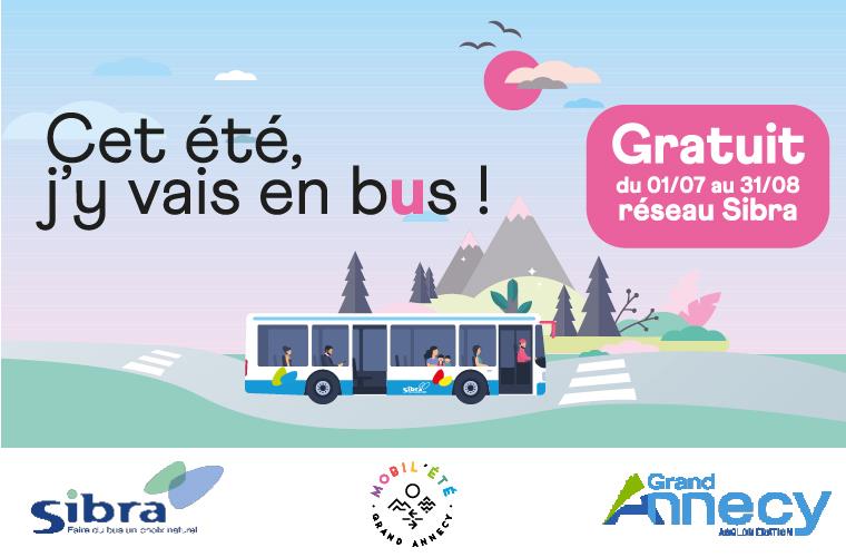 Toutes les lignes de bus/ car du Grand Annecy Sibra